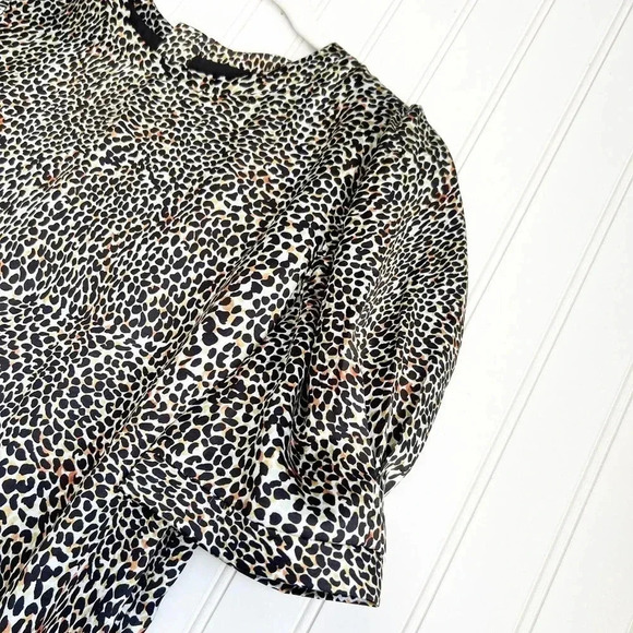 Molly Bracken Size S Ladies Woven Dress in Camo Panther Khaki Shift Dress NEW! - Picture 9 of 10